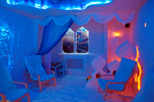 童话主题儿童盐疗房5